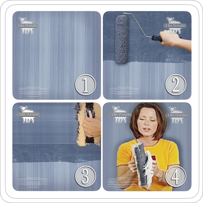 How To Paint a Denim Linen Faux Painting Technique